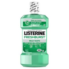 Listerine Freshburst Zero Antibacterial Mouthwash 750ml