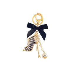 Ogilvies Designs Luxury Charm Key Ring - Shoe Black