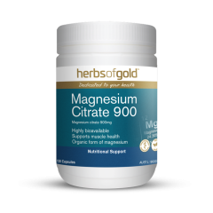 Herbs of Gold Magnesium Citrate 900 120 caps