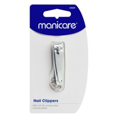 Manicare Nail Clippers with Nail File and Chain 1 Pack