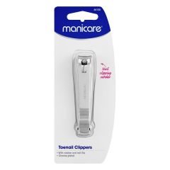Manicare Toenail Clippers with Catcher & Nail File 1 Pack