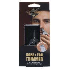 Basicare Manual Nose Ear Hair Trimmer
