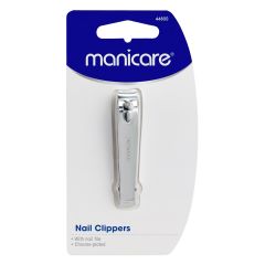 Manicare Nail Clippers Deluxe With Nail File 1 Pack