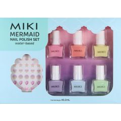 Miki Mermaid Water Based Nail Polish Set