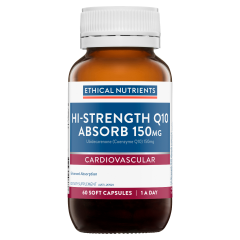 Ethical Nutrients Hi-Strength Q10 Absorb 150mg 60 Capsules