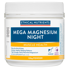 Ethical Nutrients Mega Magnesium Night Powder 126g