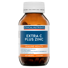 Ethical Nutrients Extra C Plus Zinc 60 Tablets