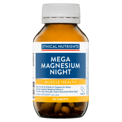 Ethical Nutrients Mega Magnesium Night 50 Tablets