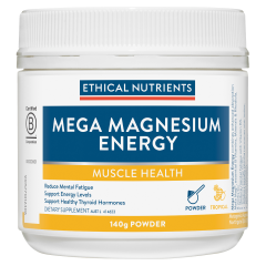 Ethical Nutrients Mega Magnesium Energy Powder 140G