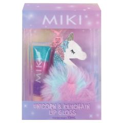 Miki Unicorn and Key Chain Lip Gloss 13ml