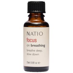 Natio Focus On Breathing Pure Essential Oil Blend 25ml