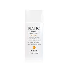 Natio Tinted Moisturiser SPF 50+ Light 50ml