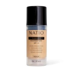 Natio Flawless Foundation SPF 15 Medium 30ml