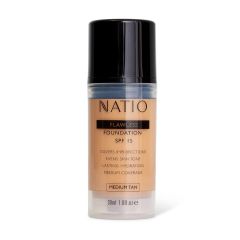 Natio Flawless Foundation SPF 15 Medium Tan 30ml