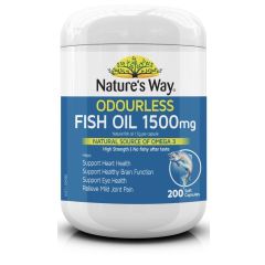 Nature's Way Odourless Fish Oil 200 Capsules