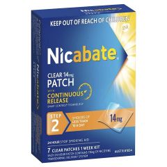 Nicabate Patches Cq Clear 14mg 7 Pack