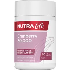 Nutra-Life Cranberry 50,000 50 Capsules