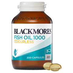 Blackmores Odourless Fish Oil 1000 200 Capsules
