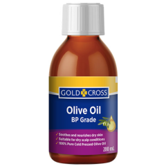Gold Cross Olive Oil BP Grade 200ml