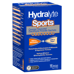 Hydralyte Sport Orange Sachet 12 Pack
