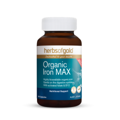 Herbs of Gold Organic Iron MAX 30 caps