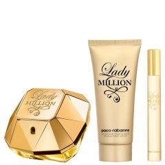 Paco Rabanne Lady Million Eau de Parfum 80ml 3-Piece Gift Set