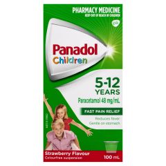 Panadol Child 5-12 Year 100ml Strawberry