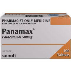 Panamax 500mg 100 Tablets