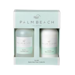Palm Beach Collection Hand & Body Wash & Lotion Pack Sea Salt 