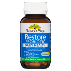 Nature's Way Restore Probiotic Daily Health 90 Capsules