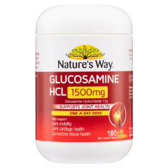 Nature's Way GLUCOSAMINE HCL1500mg 180+20 Bonus Capsules