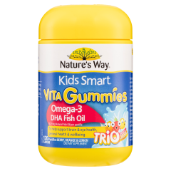 Nature's Way Kids Smart Vita Gummies Omega-3 DHA Fish Oil 120 Pastilles