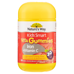 Nature's Way Kids Smart Vita Gummies Iron + Vitamin C 60 Pastilles