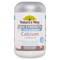 Nature's Way High Strength Adult Vita Gummies Calcium + Vitamin D 60's