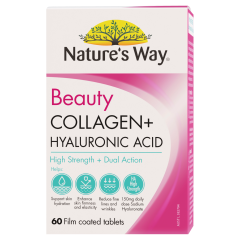 Nature's Way Beauty Collagen + Hyaluronic Acid 60 Tablets