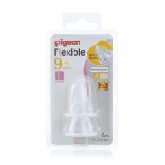 Pigeon Flexible Peristaltic Slim Neck Teat L 2 Pack