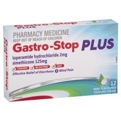 Gastro-stop Plus 12 Mint Tablets