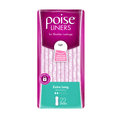 Poise Extra Long Liner 22 Pack