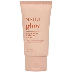 Natio Glow Prep And Prime Clear Gel SPF 50 - 50ml