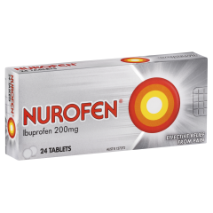 Nurofen Tablets 24s 200mg Ibuprofen Anti-inflammatory Pain Relief