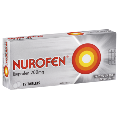 Nurofen Tablets 12s 200mg Ibuprofen Anti-inflammatory Pain Relief