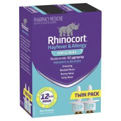 RHINOCORT HFEVER SPRAY 32MCG 120X2