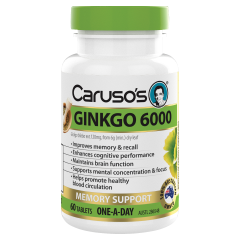 Caruso’s Herb Ginkgo 6000 60 Tablets