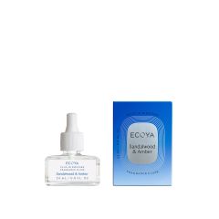 Ecoya Sandalwood and Amber Plug-In Diffuser Fragrance Flask 24ml