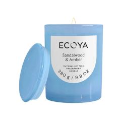 Ecoya Sandalwood And Amber Metro Candle 280g