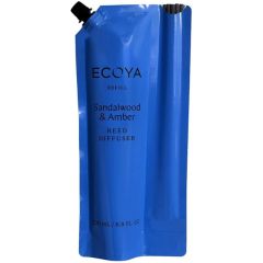 Ecoya Sandalwood and Amber Reed Diffuser Refill 200ml