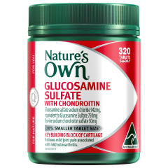 Nature's Own Glucosamine Sulfate with Chondroitin 320 Tablets