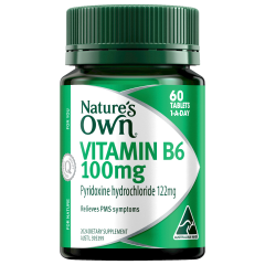 Nature's Own Vitamin B6 100mg 60 Tablets