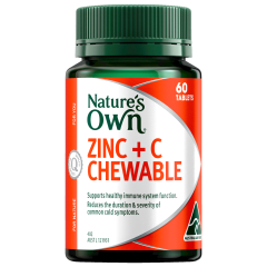 Nature's Own Zinc + C 60 Chewable