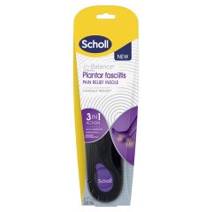 Scholl In-Balance Pain Relief Plantar Fasciitis Orthotics Small 1 Pair